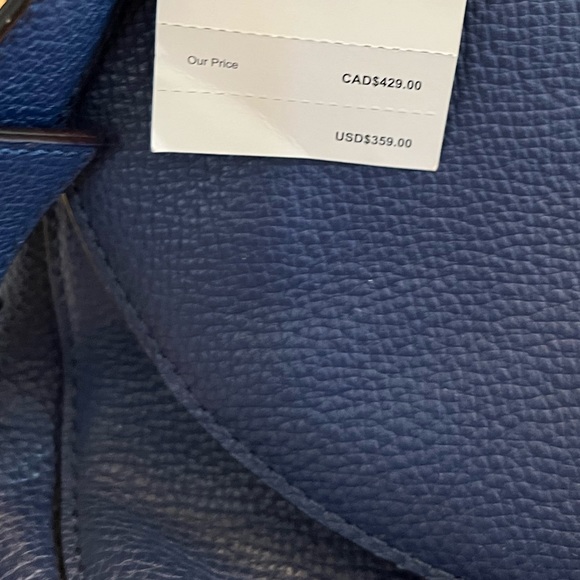 NWT Kate Spade blue pebble leather shoulder bag - Picture 2 of 8